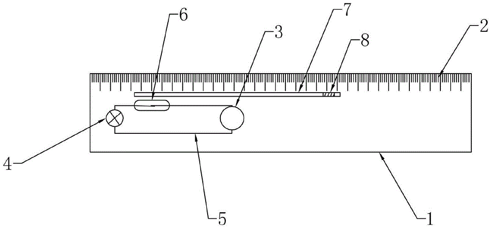 Luminous ruler