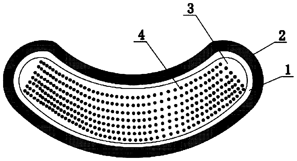 Crystal-column-shaped eye patch