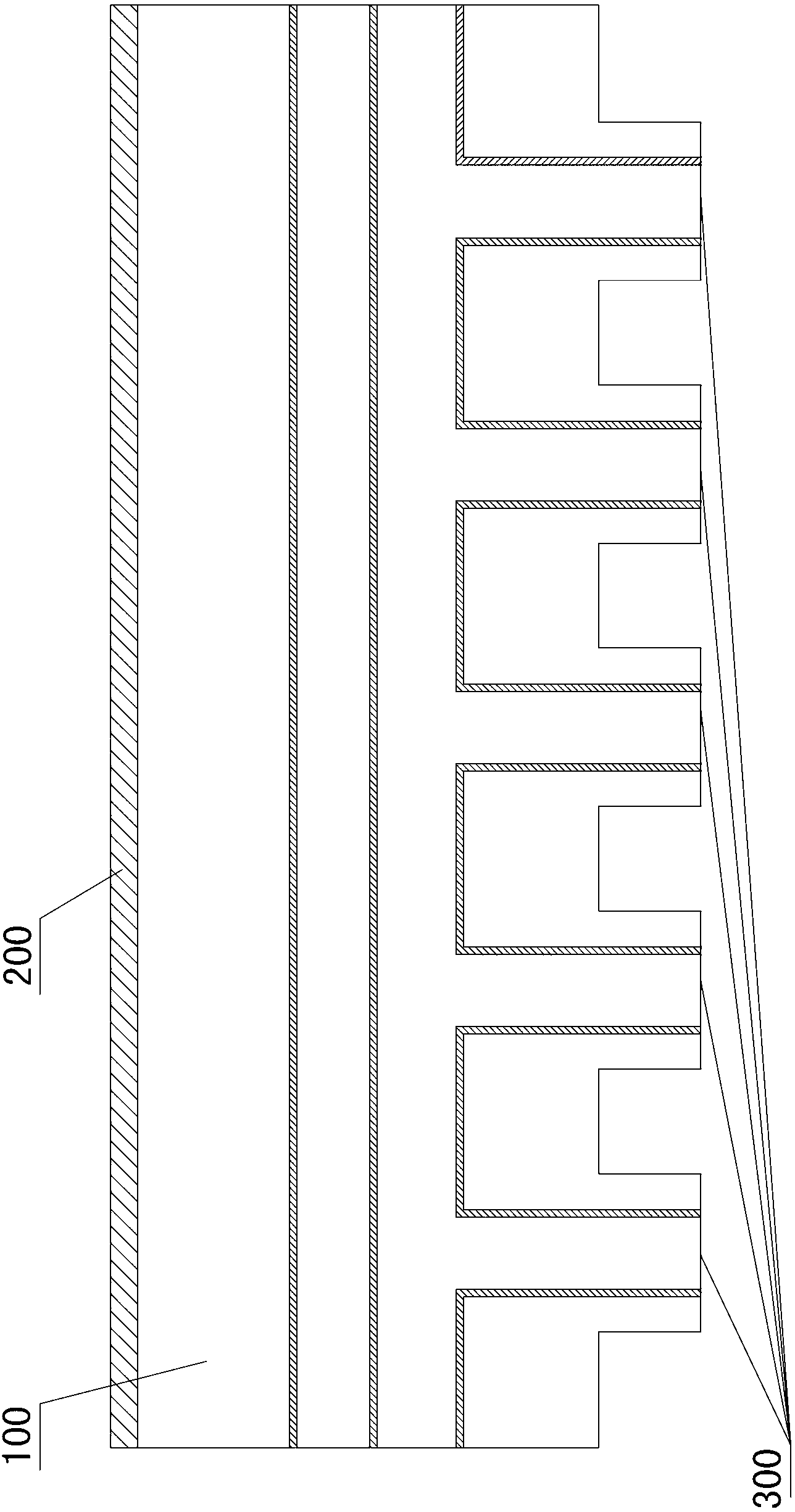 Middle combustion beam for shaft furnace