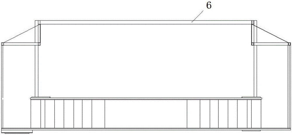 Movable type car roof assembly device