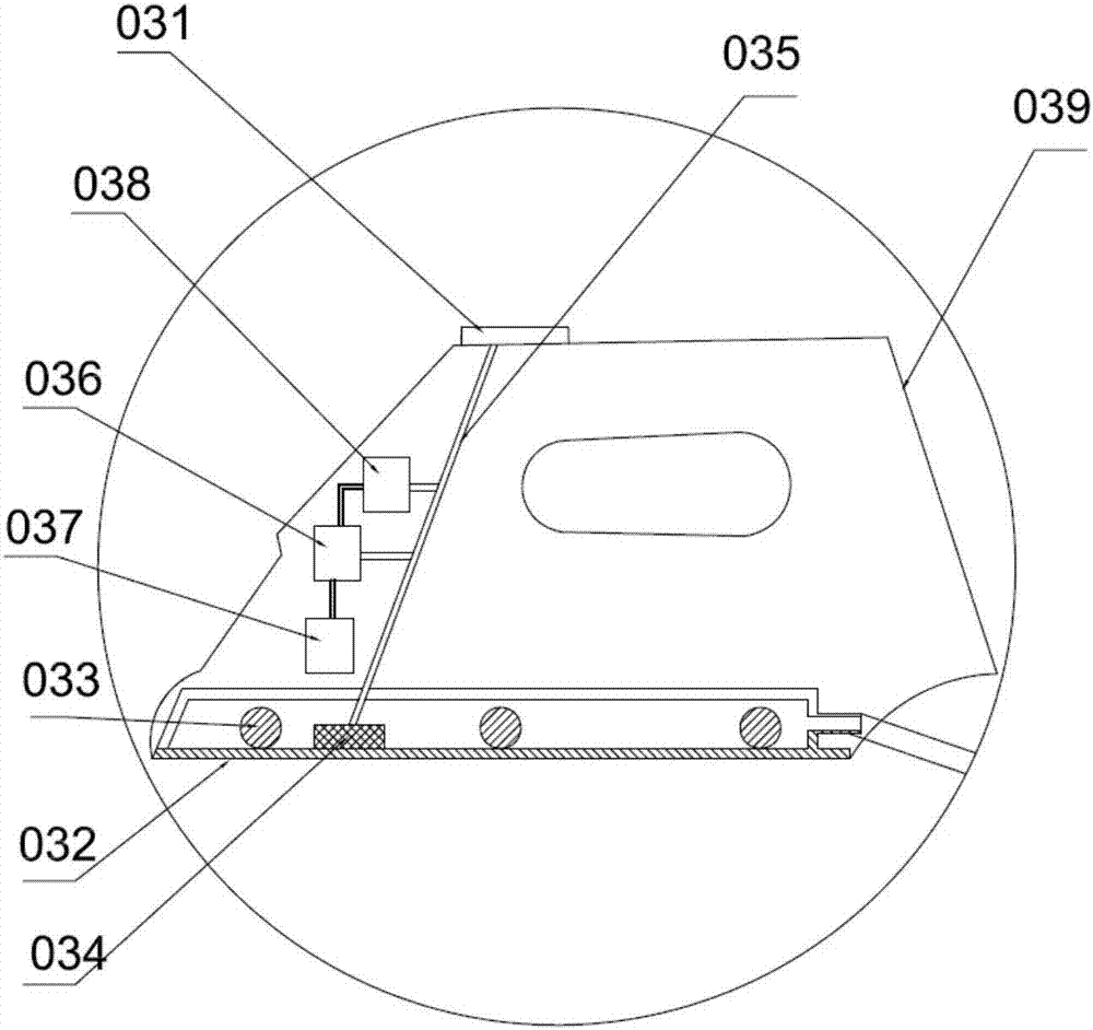 Garment steamer with power-off temperature prompt function and control method of garment steamer