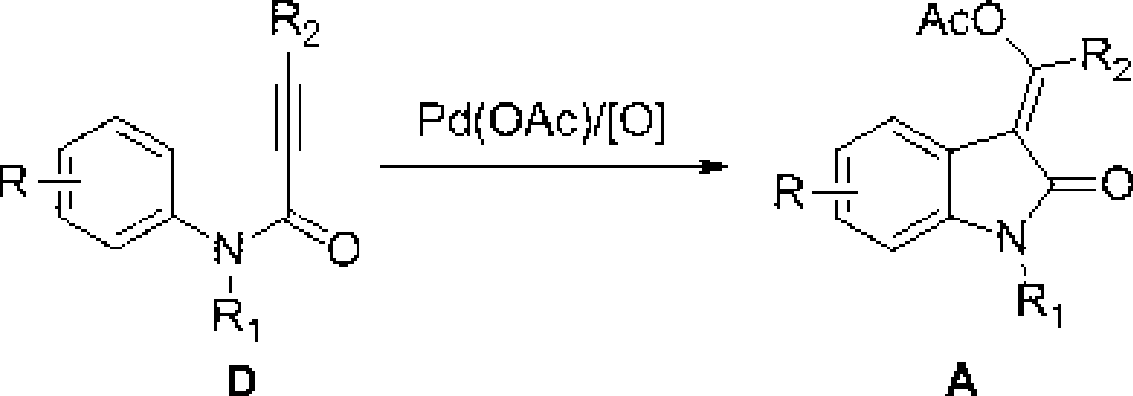 3-methylene-indol-2-one derivates and preparation method thereof