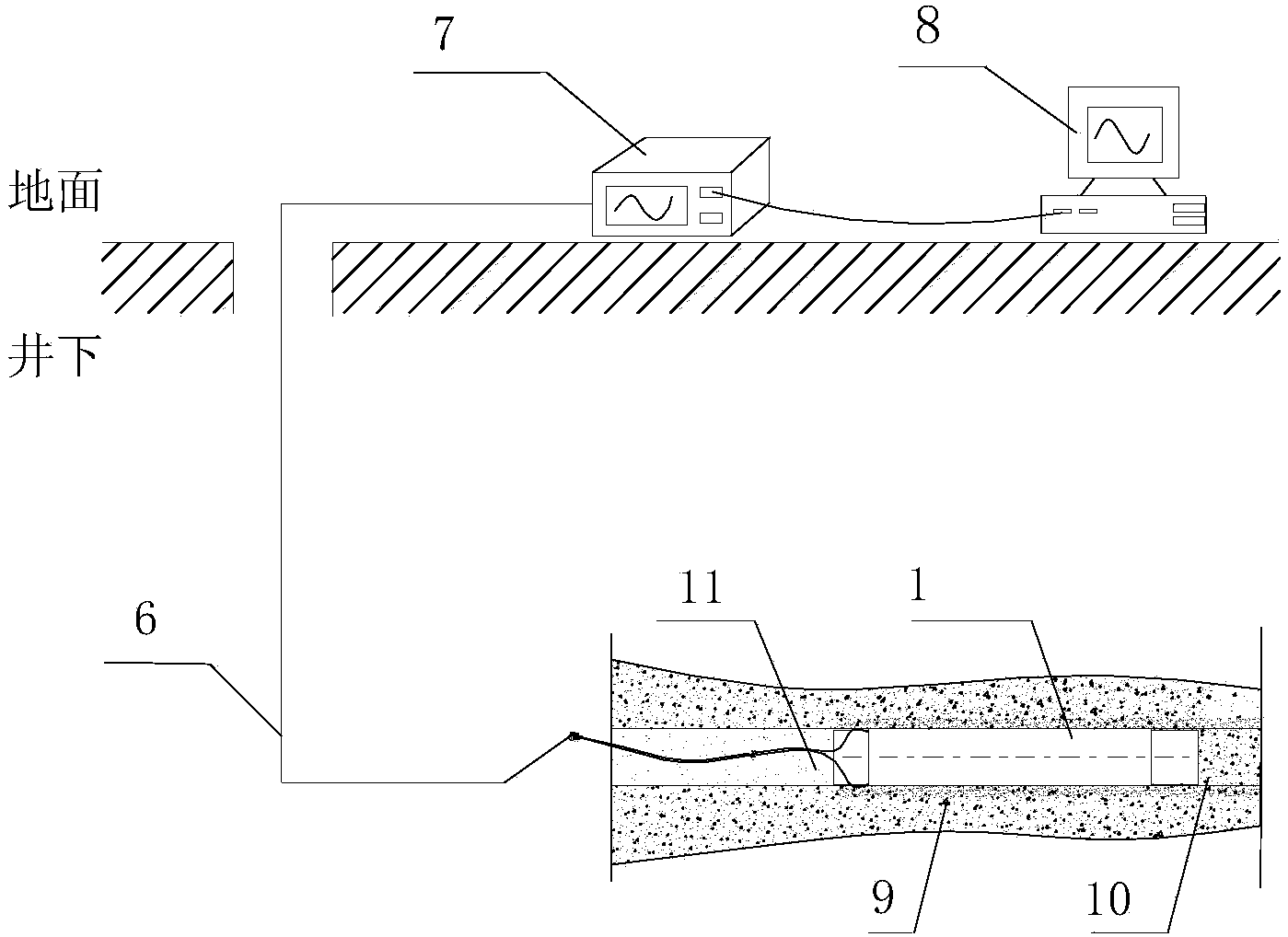 Roadway surrounding rock stress monitoring device based on fiber bragg grating sensing