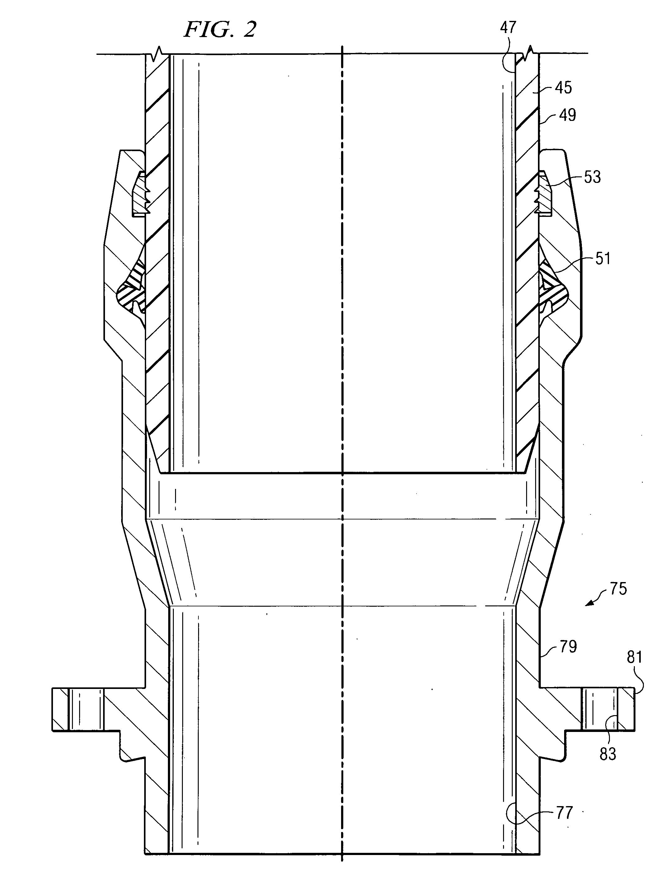 Self restrained joint for ductile iron pipe and fittings