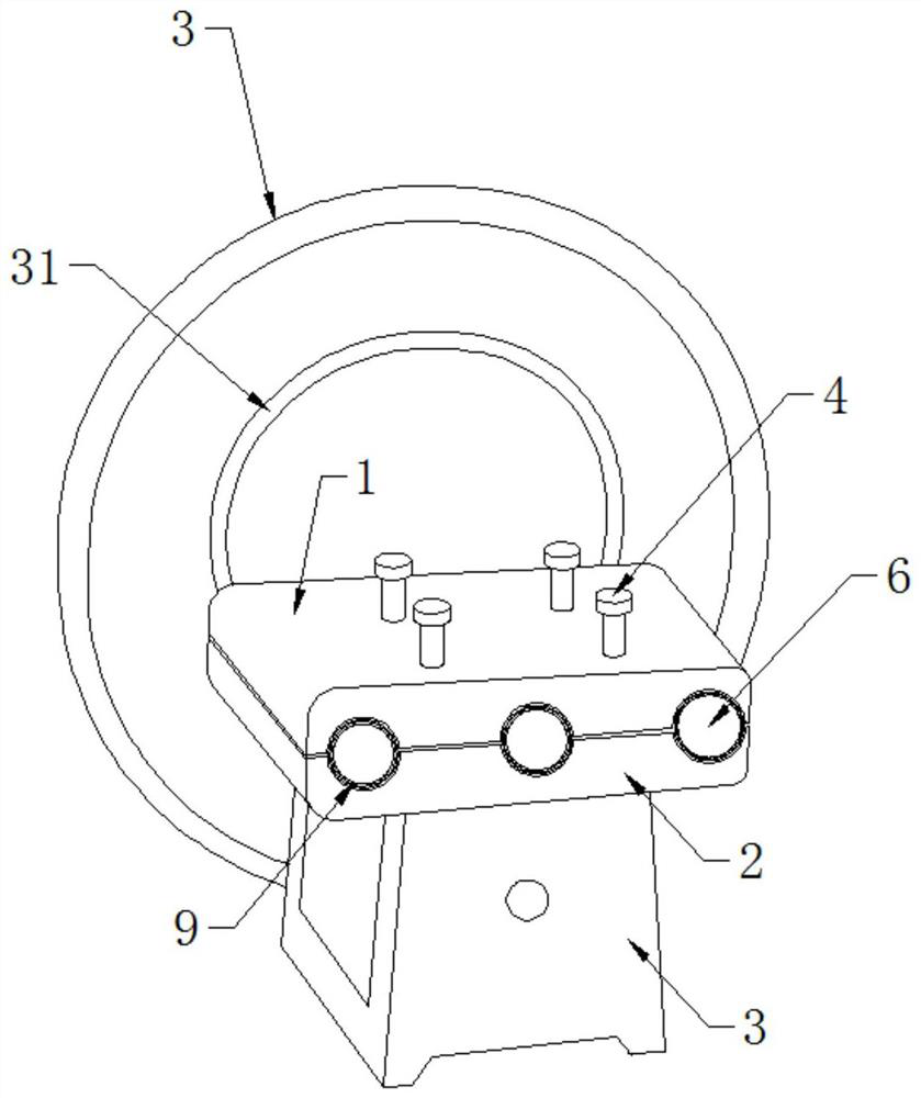 OPGW optical cable splice closure fixing device