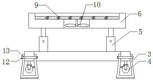 Unmanned aerial vehicle supporting frame