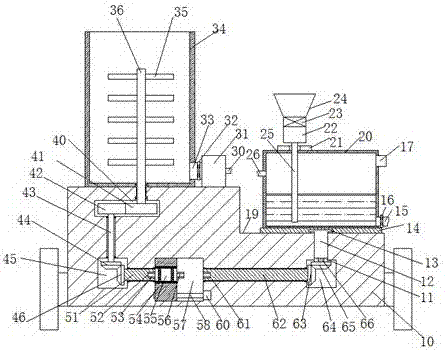 Novel pollution treatment device for waste gas