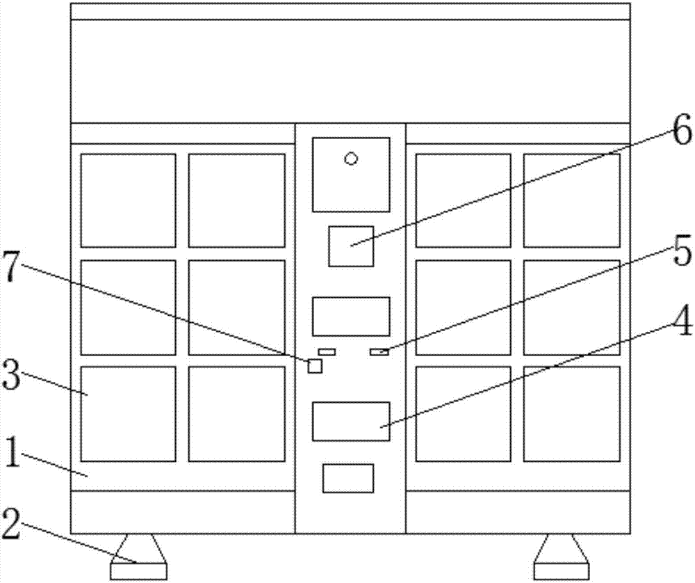 Intelligent fresh food cabinet for fresh food storage and refrigeration