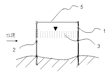 Composite alga retaining enclosure for floating plants