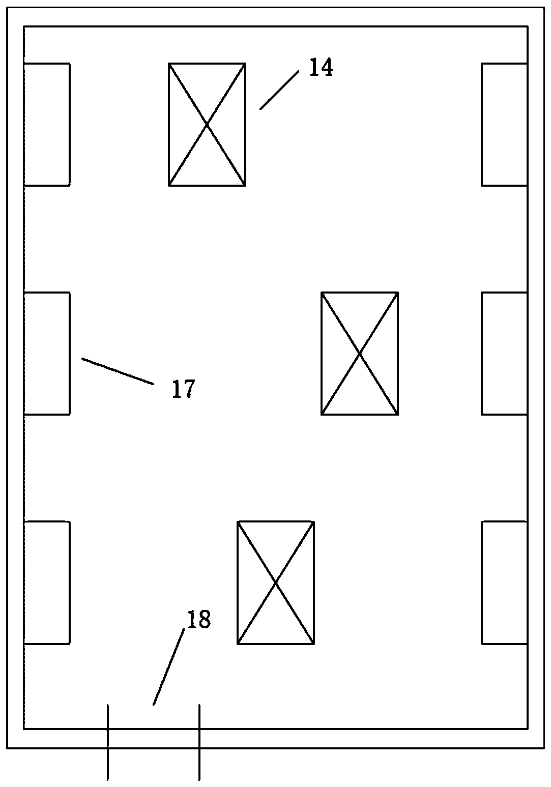 Ice-temperature library with ice slurry heat exchangers