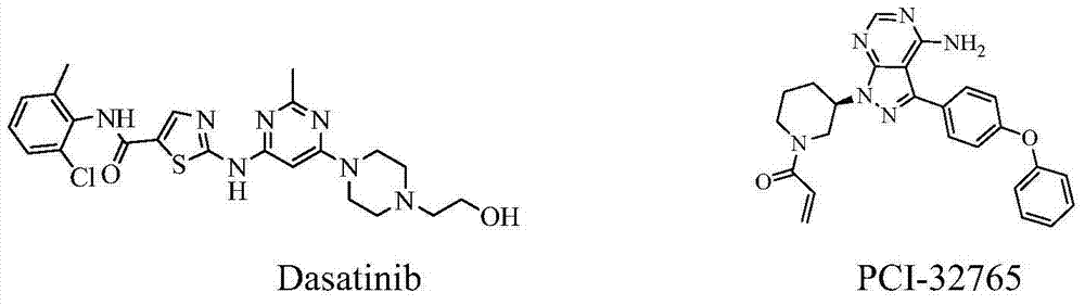 Heterocyclic nitrogen compound acting as tyrosine kinase inhibitor