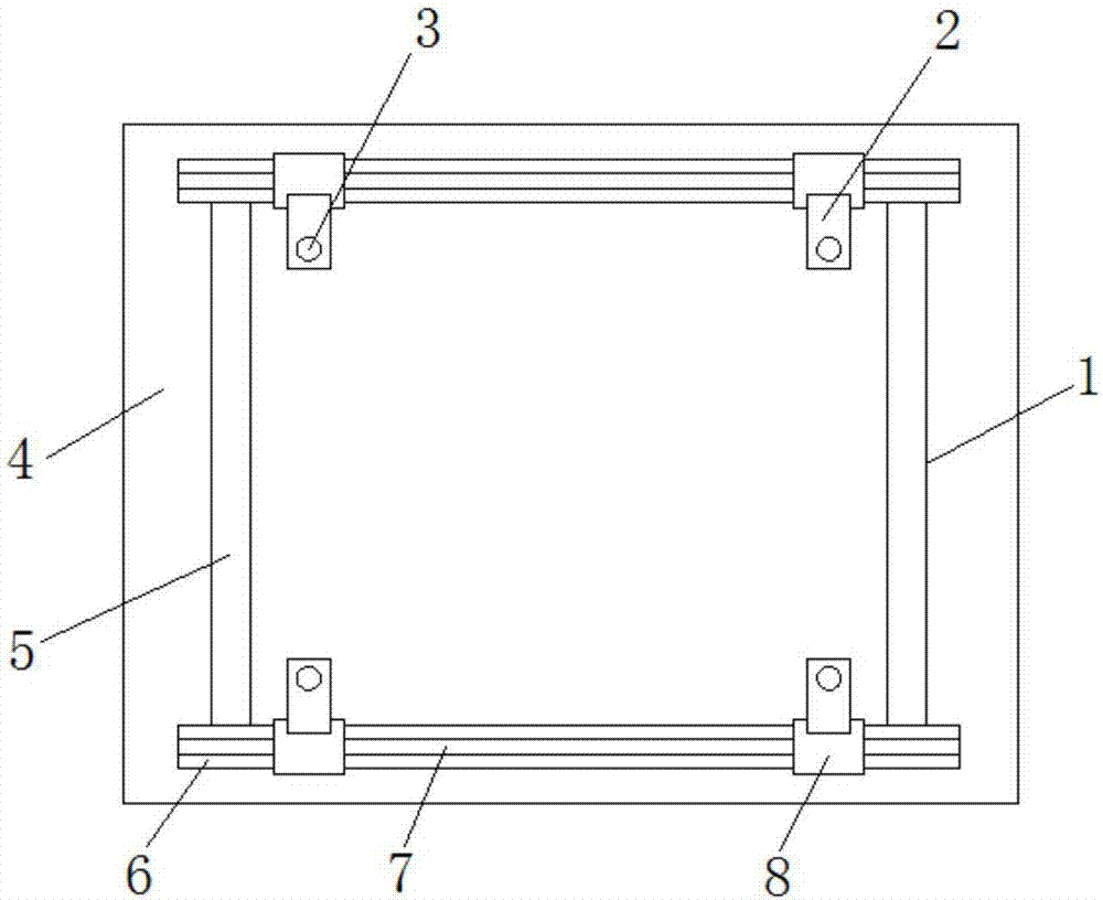 Adjustment-convenient material clamping device for plasma cutting equipment