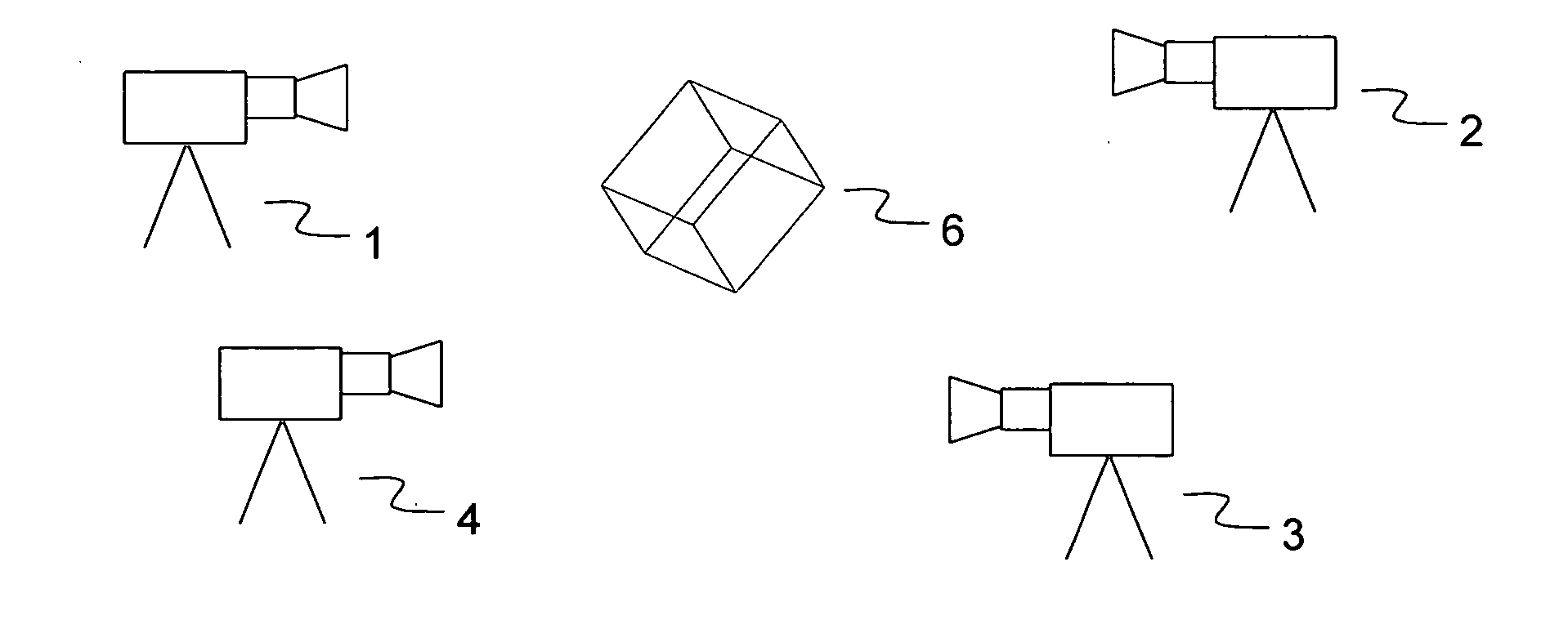 Camera system with PIP in viewfinder