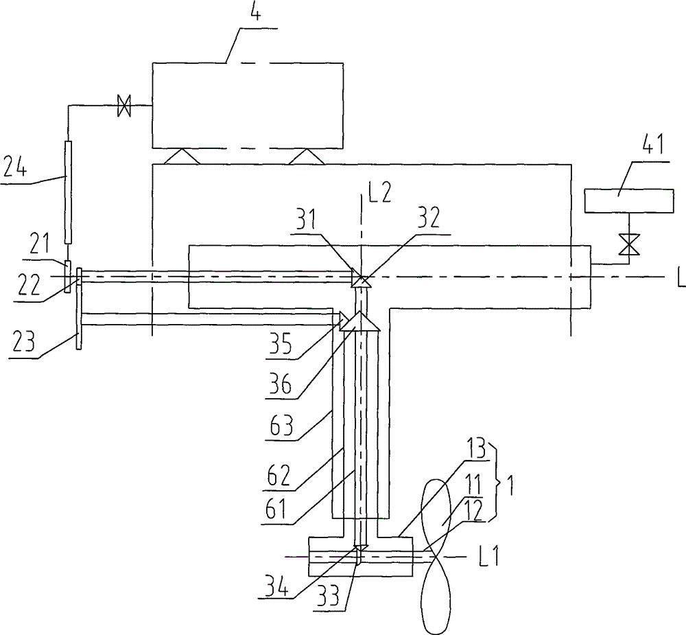 Ship travelling method, ship and impeller of ship