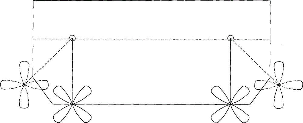 Ship travelling method, ship and impeller of ship