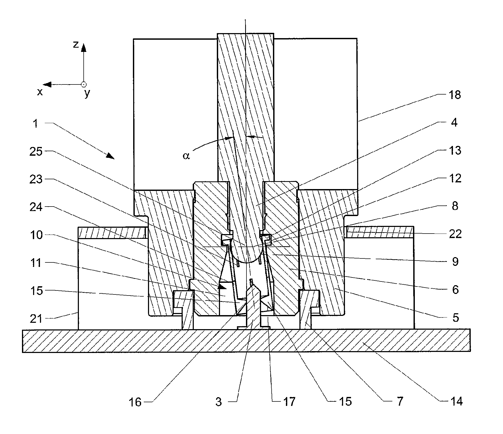 High frequency coaxial connector