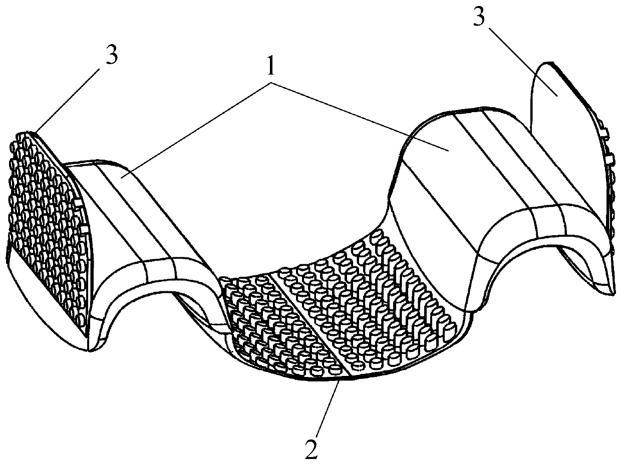 Device for treating tic disorder placed in oral cavity