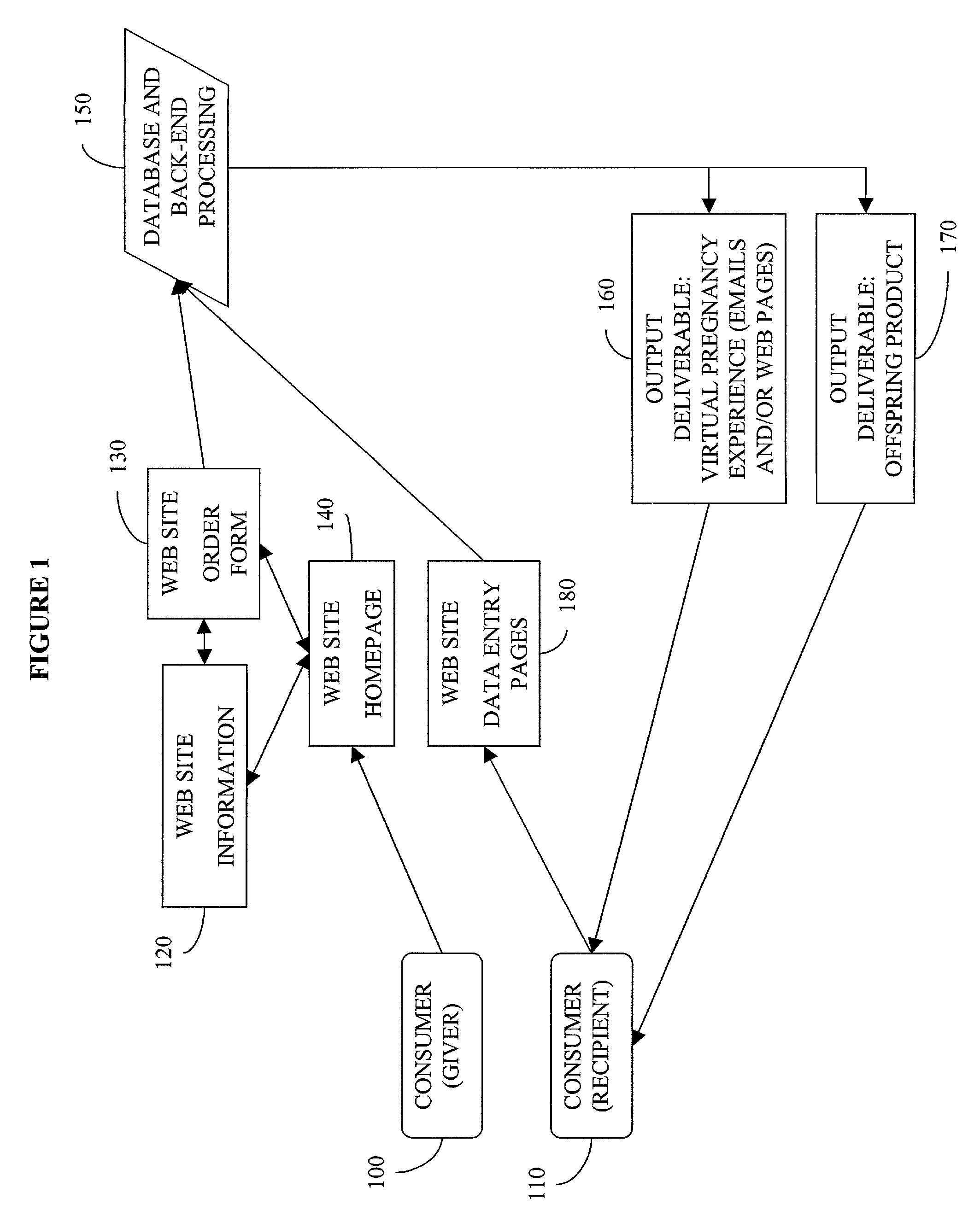 Method for a virtual pregnancy experience