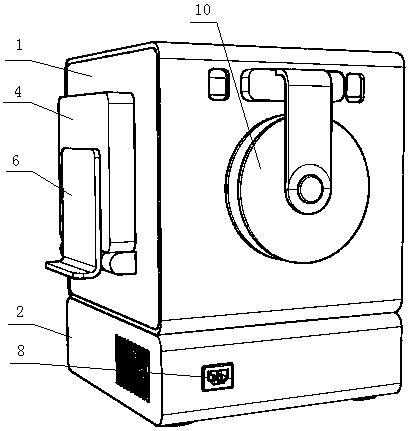 Scanning and printing integrated desktop 3d printer