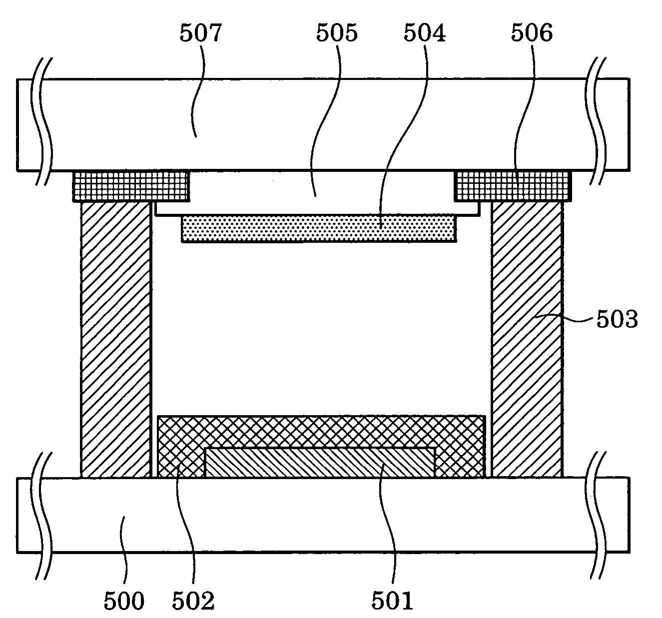 Process for patterning nanocarbon material, semiconductor device, and method for manufacturing semiconductor device