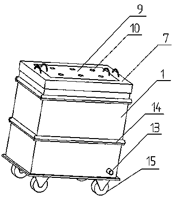 Slow cooling sand box for lost foam casting