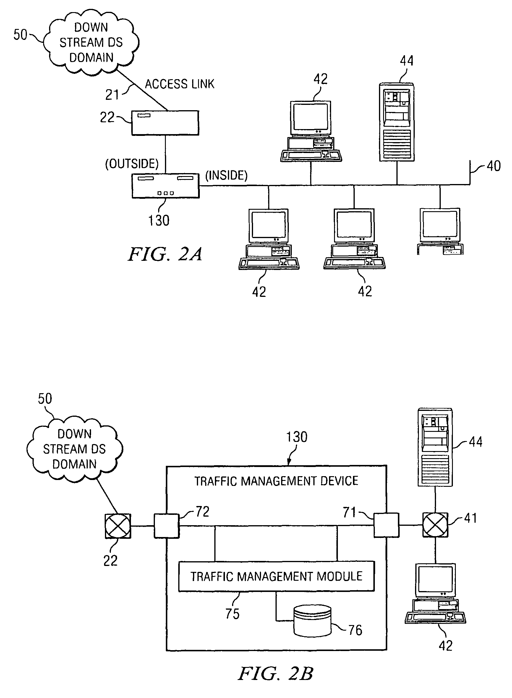 Adaptive, application-aware selection of differentiated network services