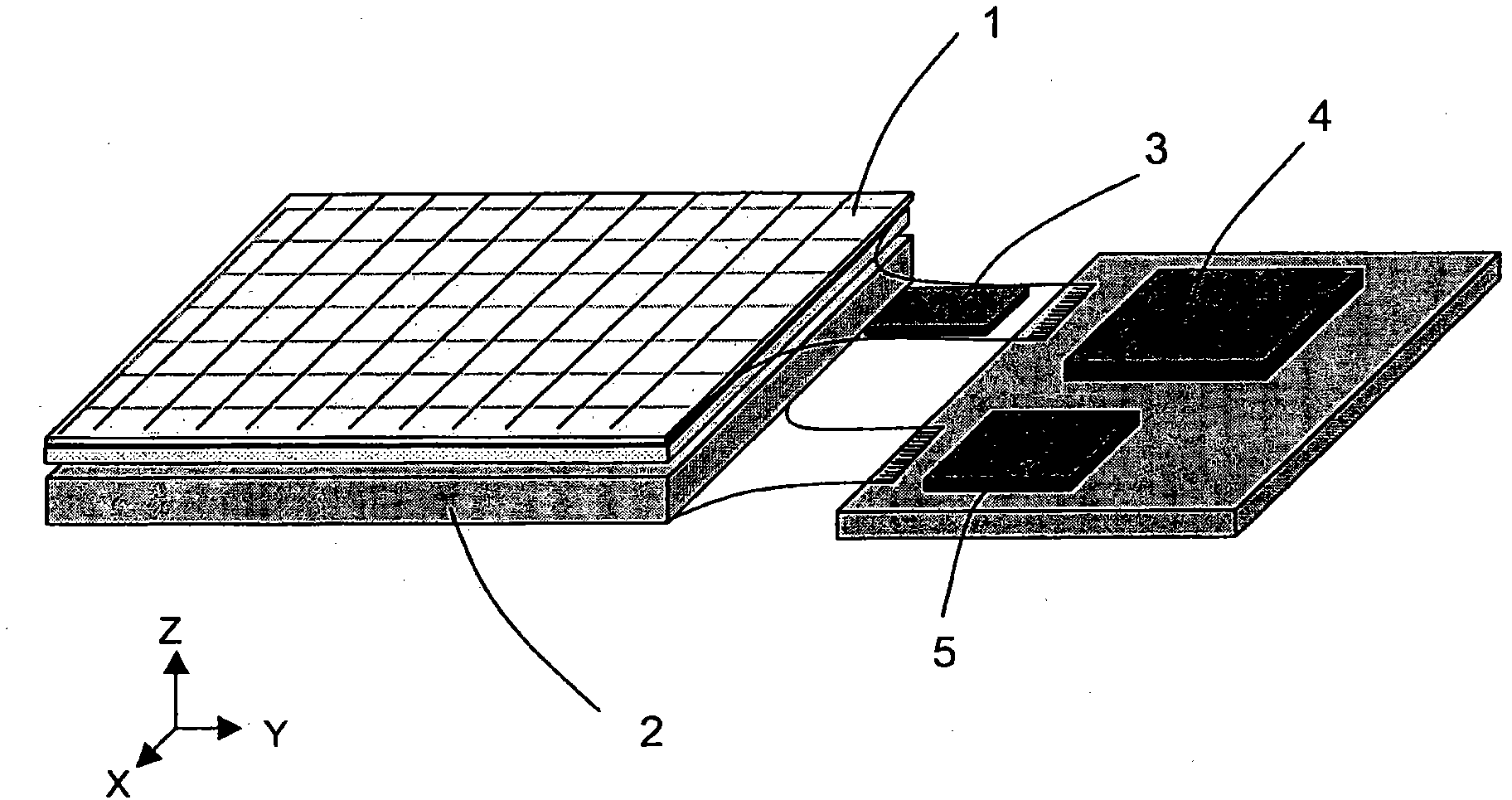 Multi-contact tactile sensor including variable-size and -impedance spacing means