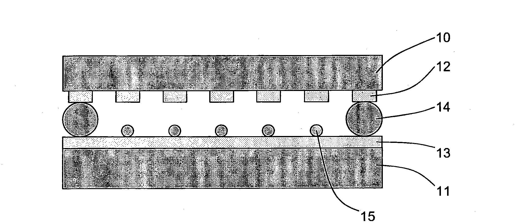 Multi-contact tactile sensor including variable-size and -impedance spacing means