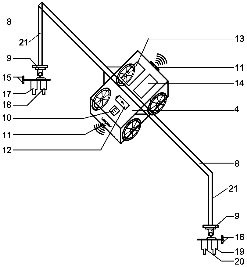 A high-throughput peer-to-peer monitoring device and monitoring method for field crop phenotype information