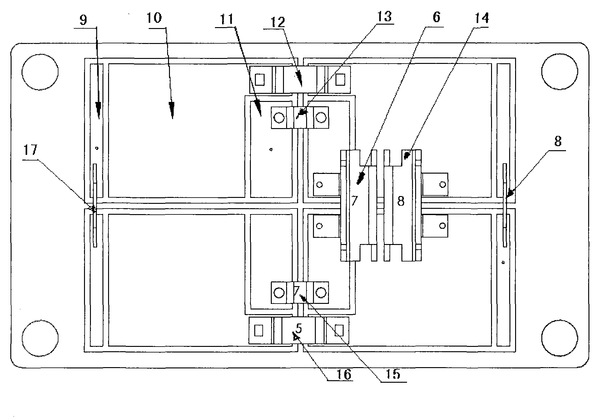 Novel isolated gate bipolar transistor module distributed with direct coated copper base plates