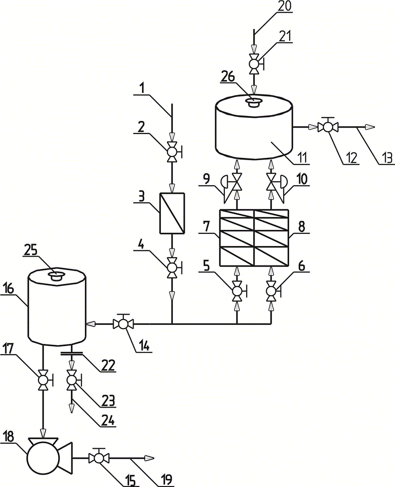 Circulating medium impurity-removal recovering and cleaning system