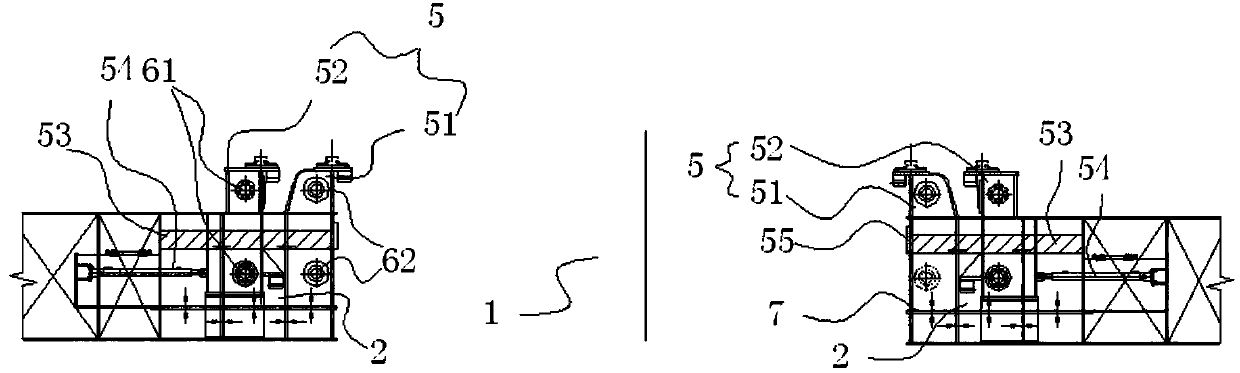 Sliding device and working method thereof