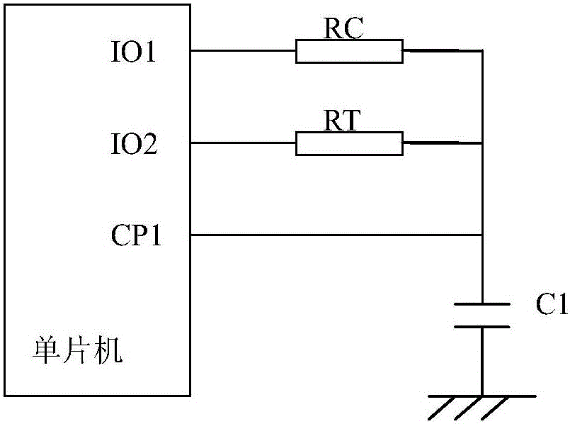 Temperature measuring circuit and method