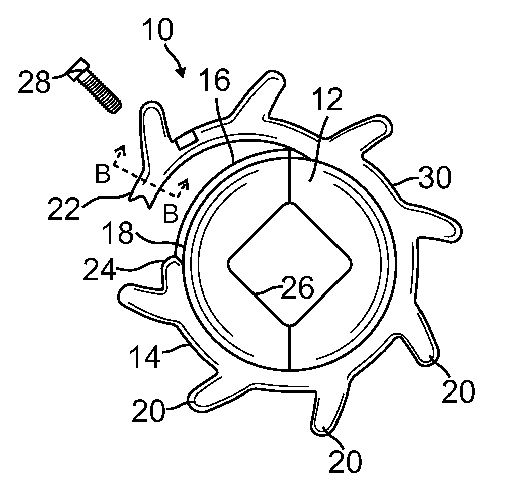 Disc for disc screen