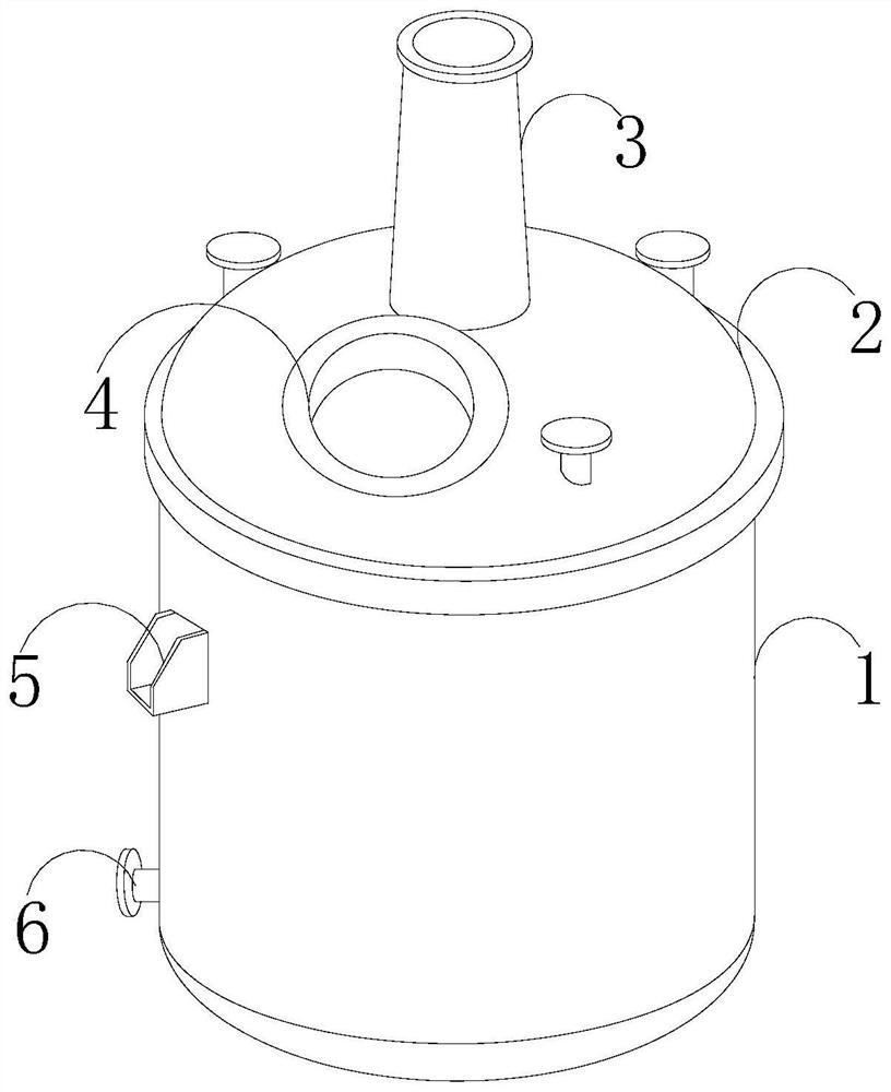 Chemical liquid reaction kettle capable of uniformly conveying materials