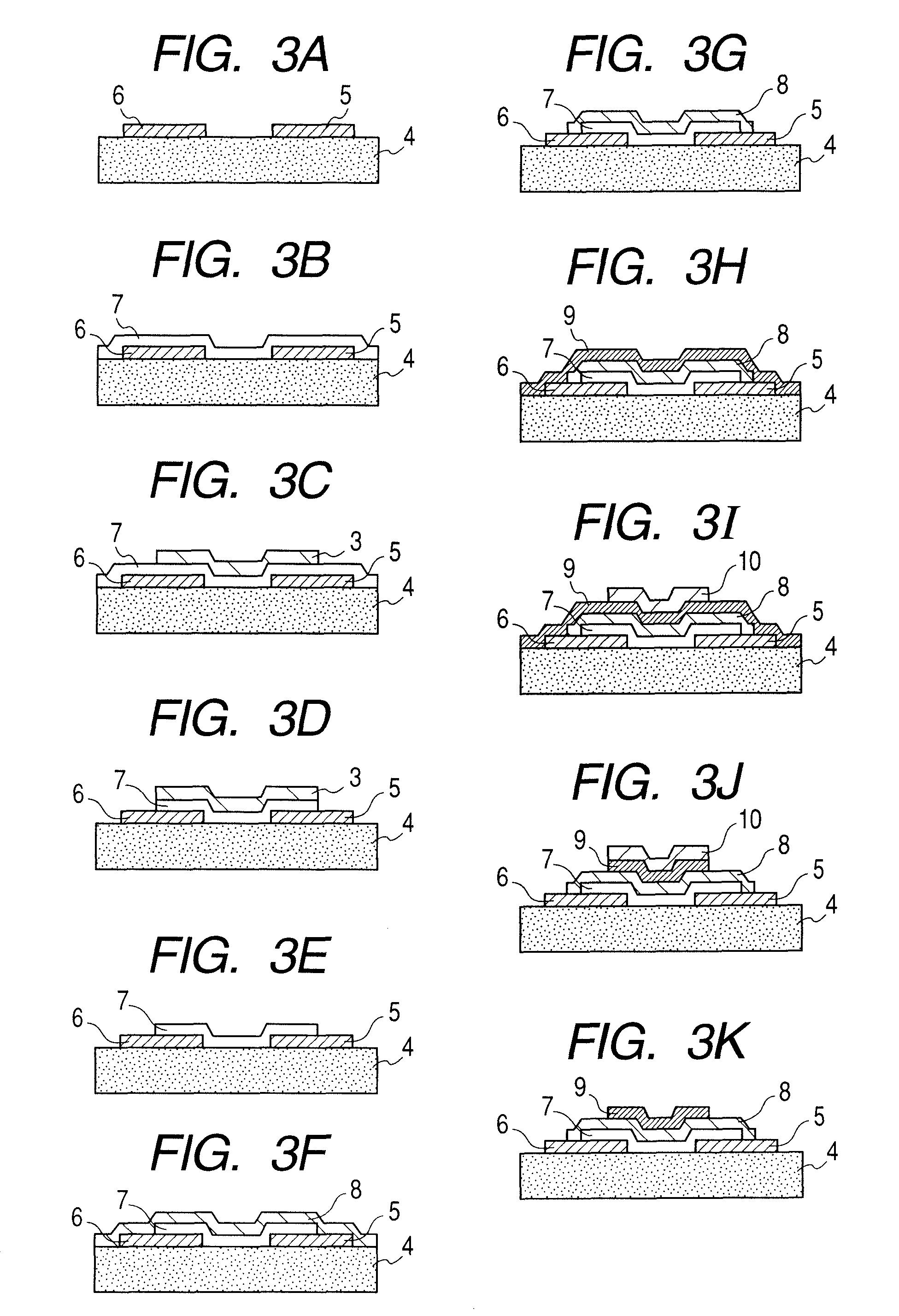 Etching method, pattern forming process, thin-film transistor fabrication process, and etching solution