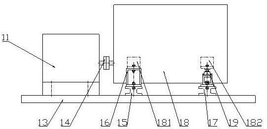 A test device for marine diesel engine