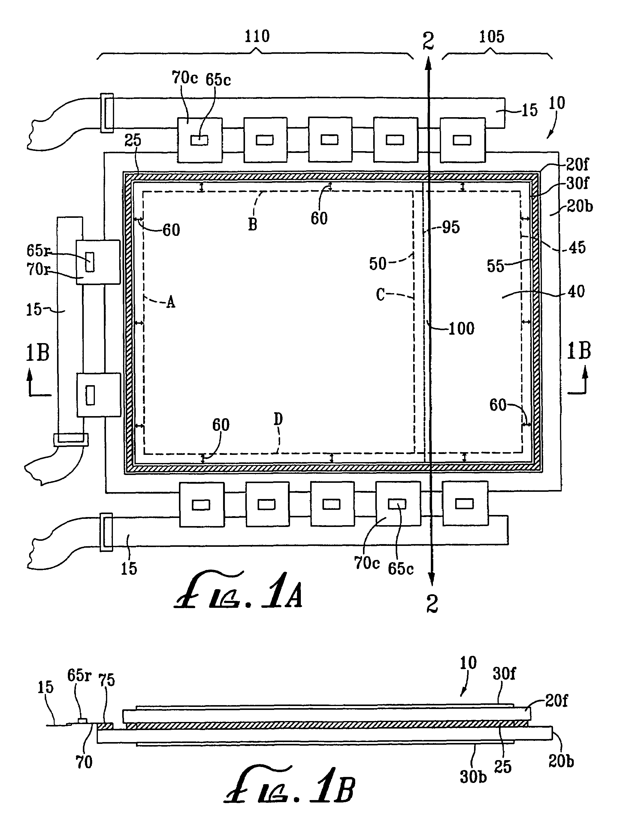 Customized electronic display and methods of customizing the physical size and/or shape thereof