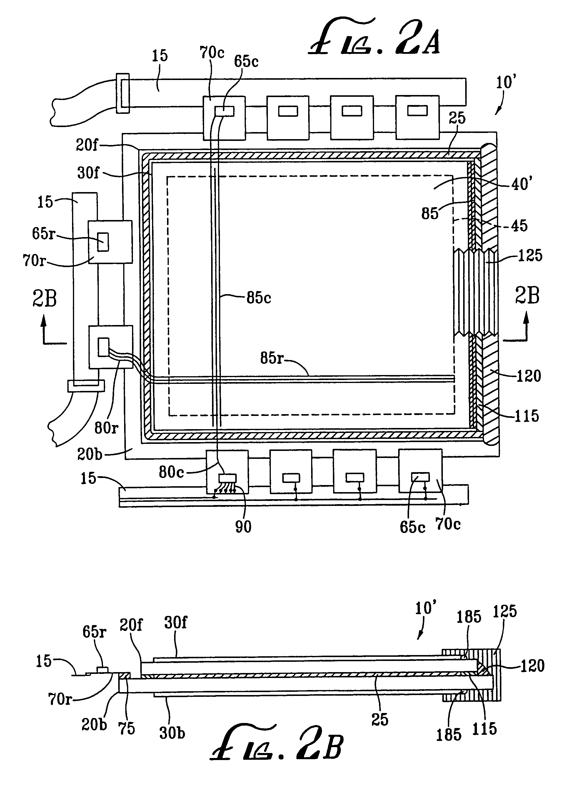 Customized electronic display and methods of customizing the physical size and/or shape thereof