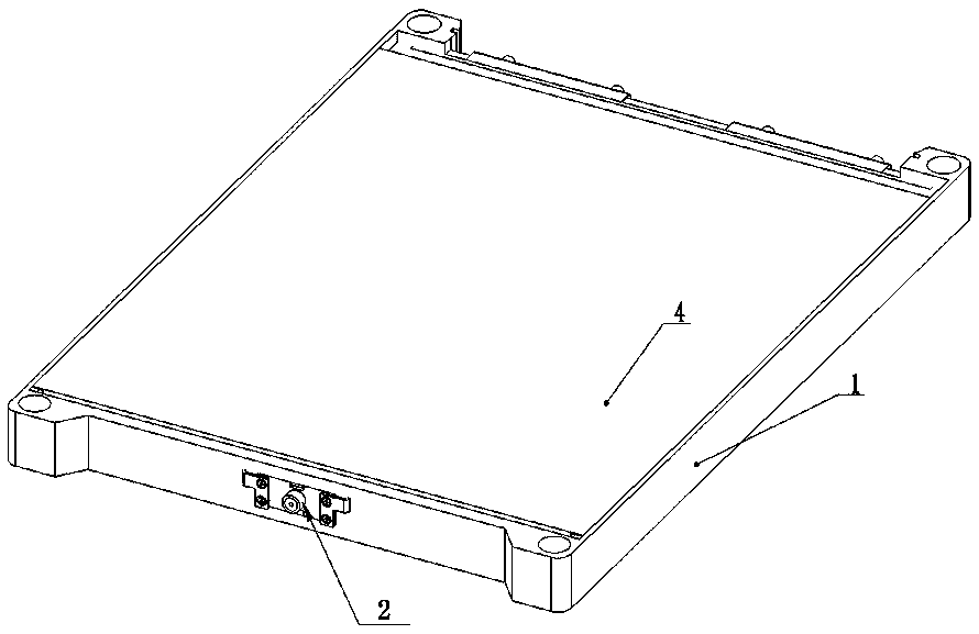 A lithium battery high temperature protection structure and lithium battery