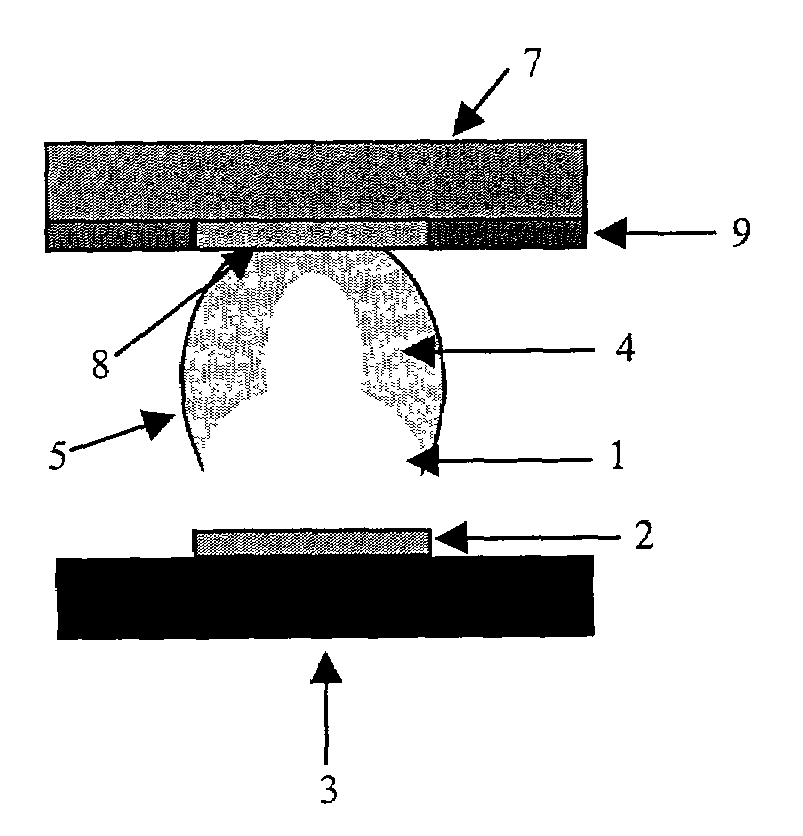 Forming an electrical contact on an electronic component