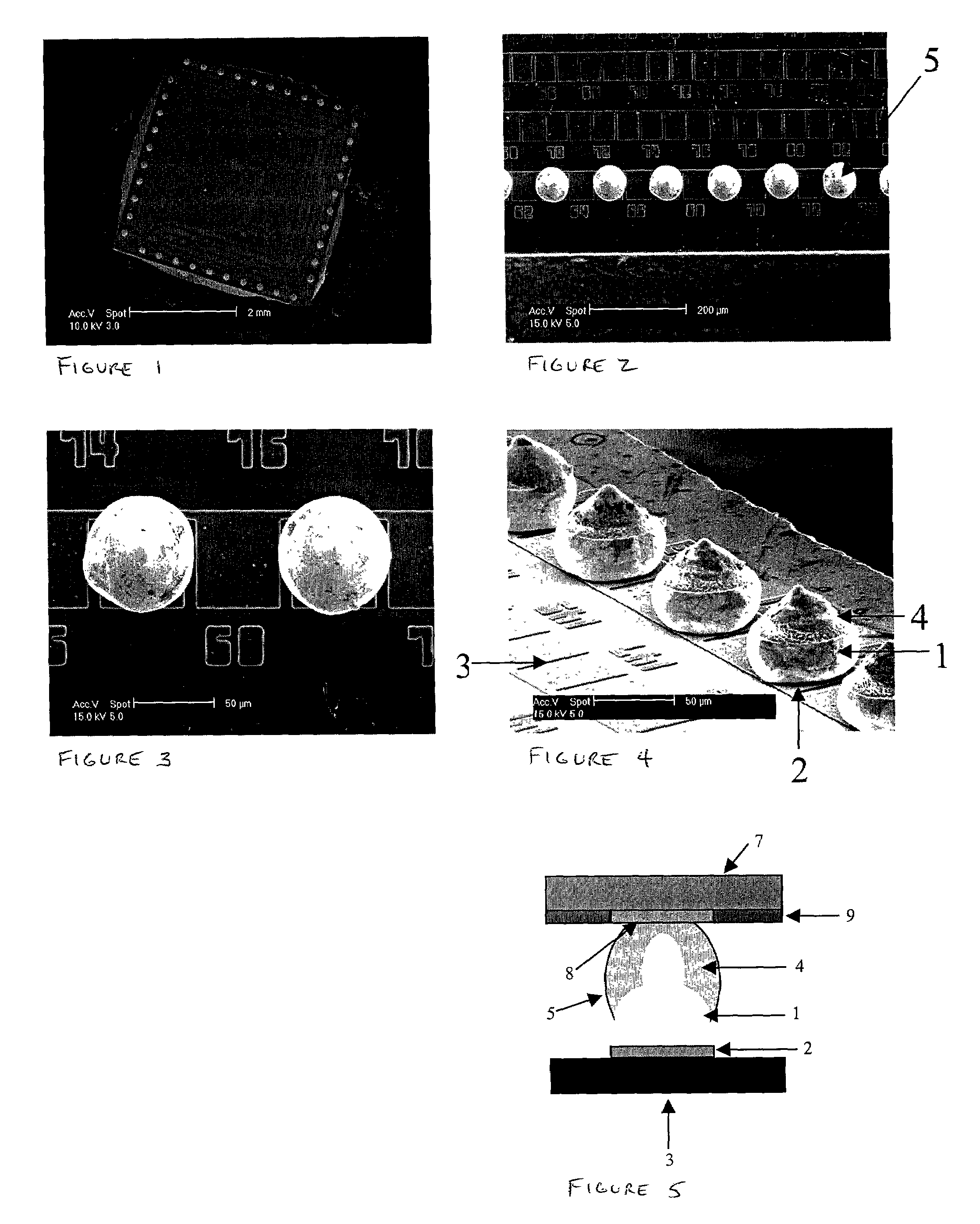 Forming an electrical contact on an electronic component