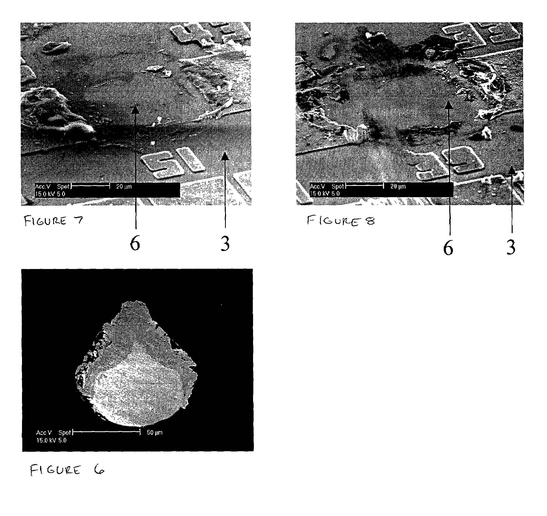 Forming an electrical contact on an electronic component