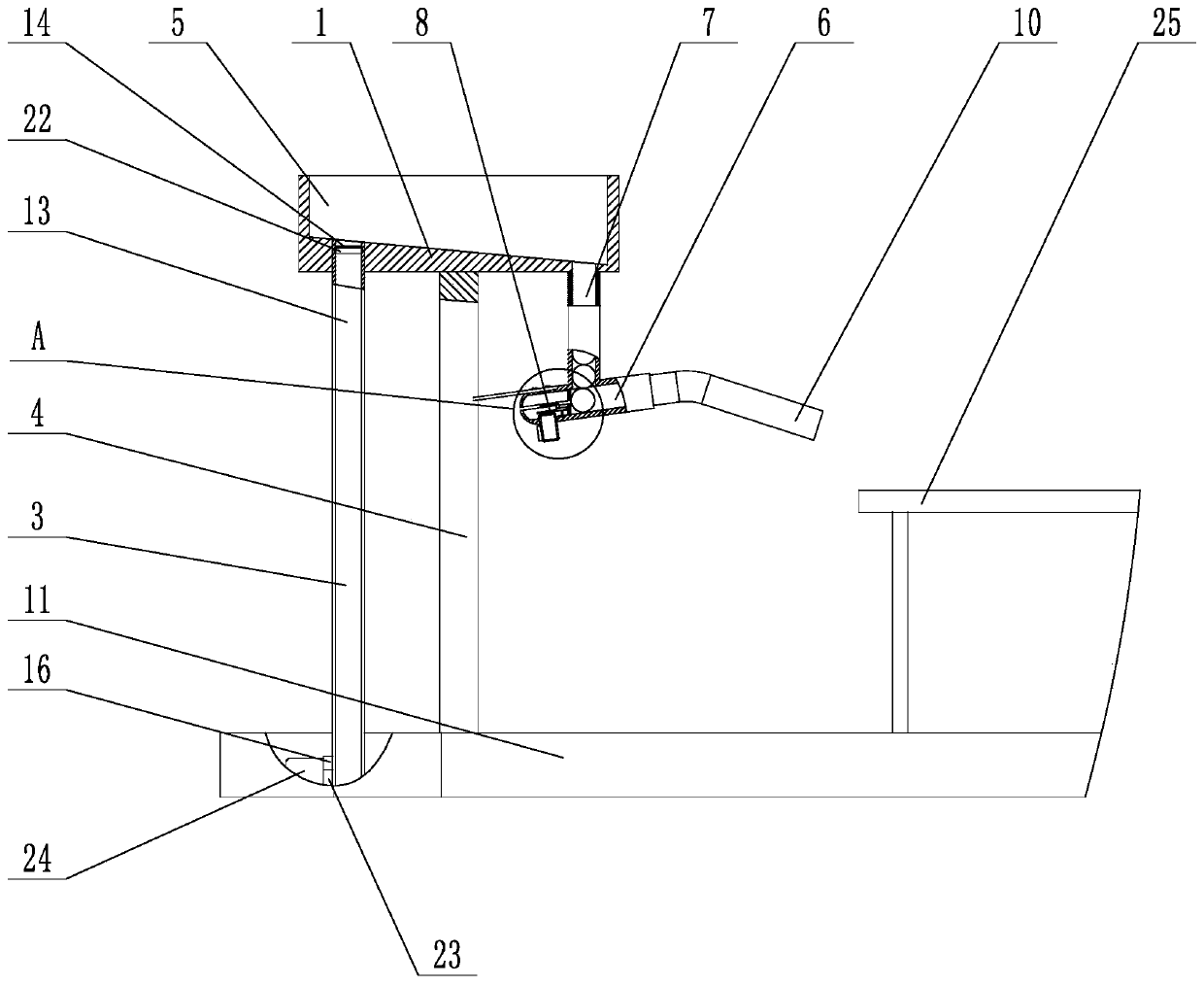 Training, ball-serving and ball-collecting all-in-one machine for table tennis