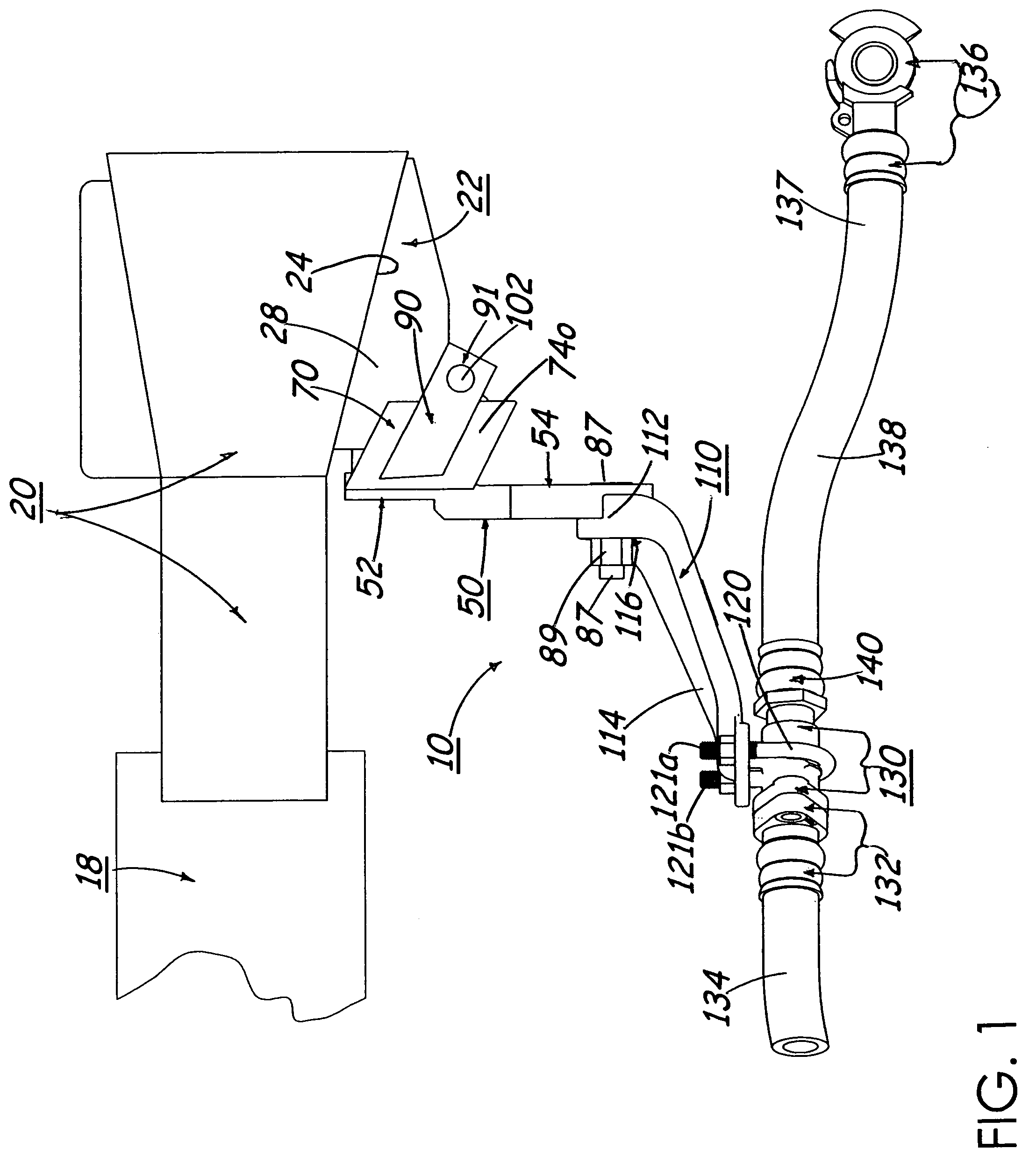 Trainline support bracket