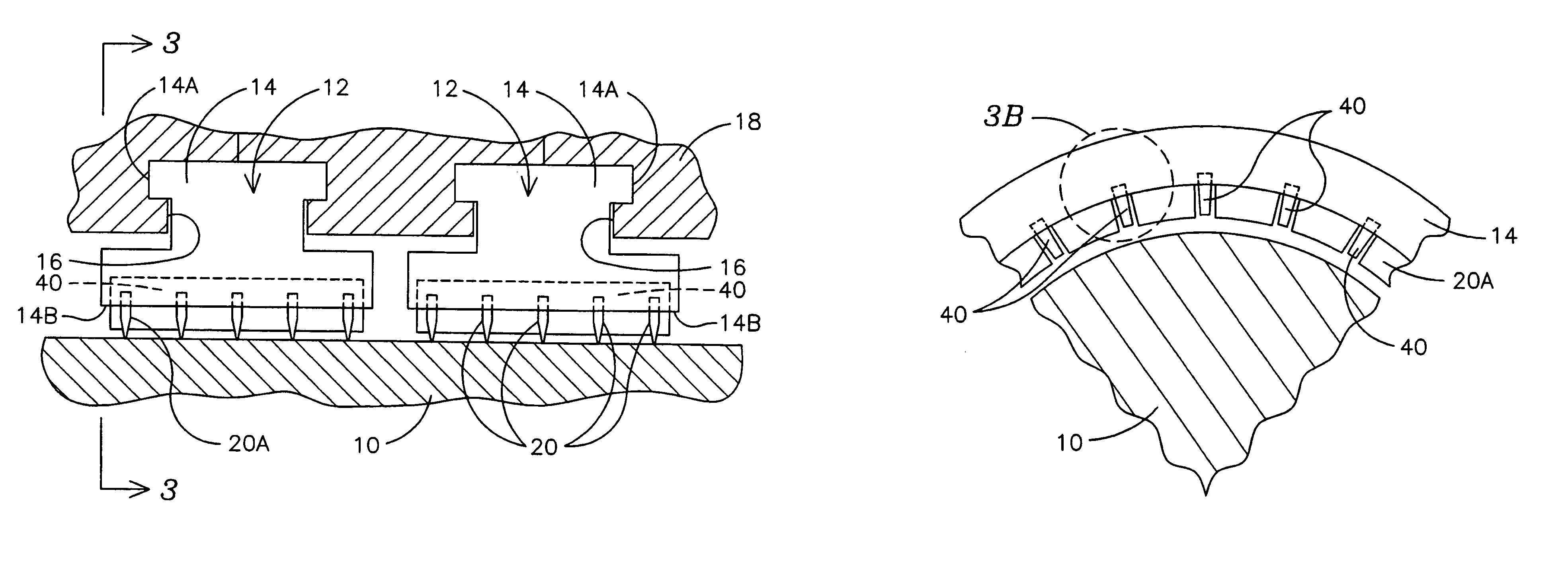 Flow dam design for labyrinth seals to promote rotor stability