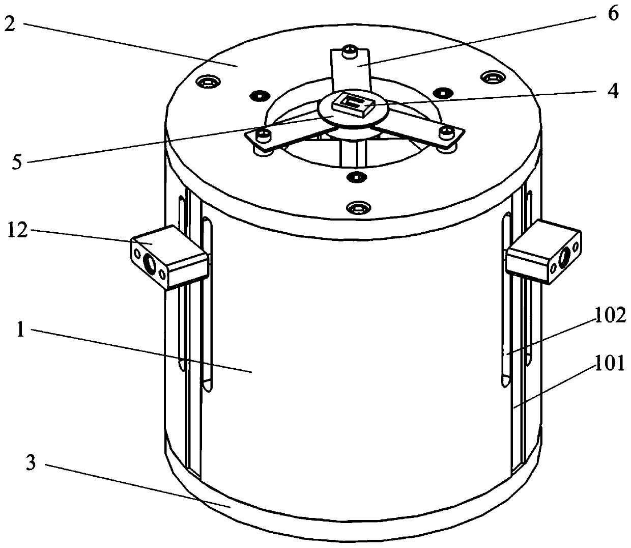 A three-axis dynamic loading device for mems microstructure based on piezoelectric ceramics