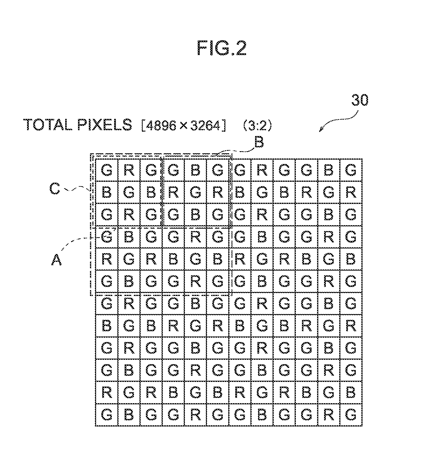 Color imaging element, imaging device, and storage medium storing an imaging program