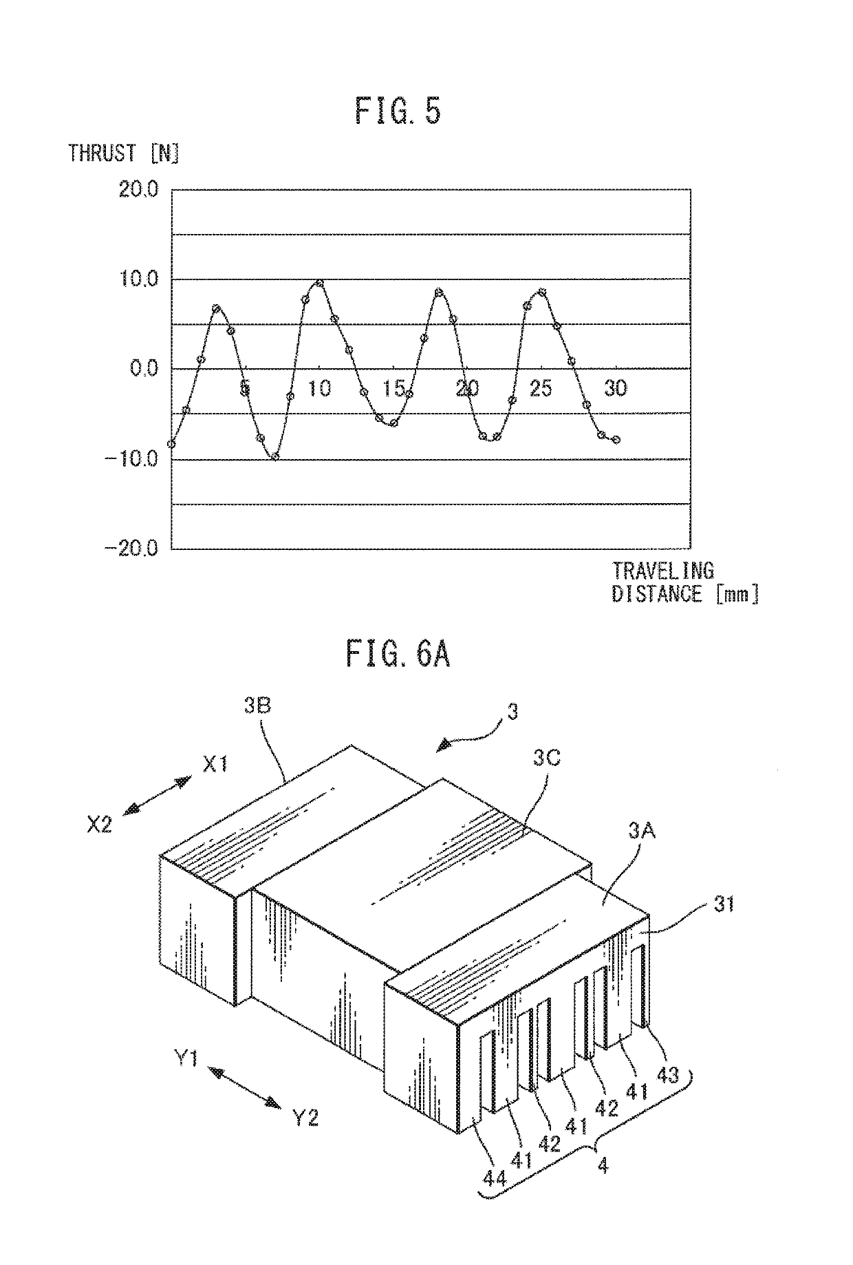 Linear motor with reduced cogging force