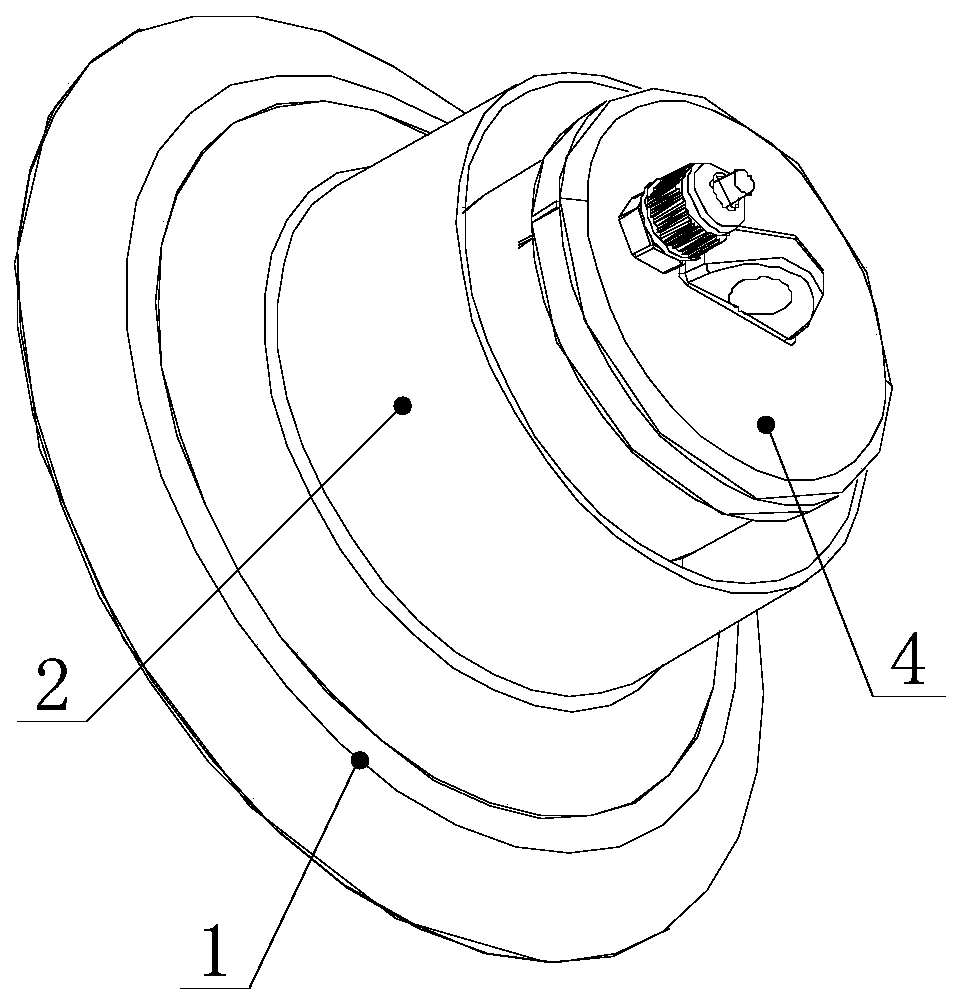 Anti-radiation ventilation hood capable of accurately measuring air temperature and humidity